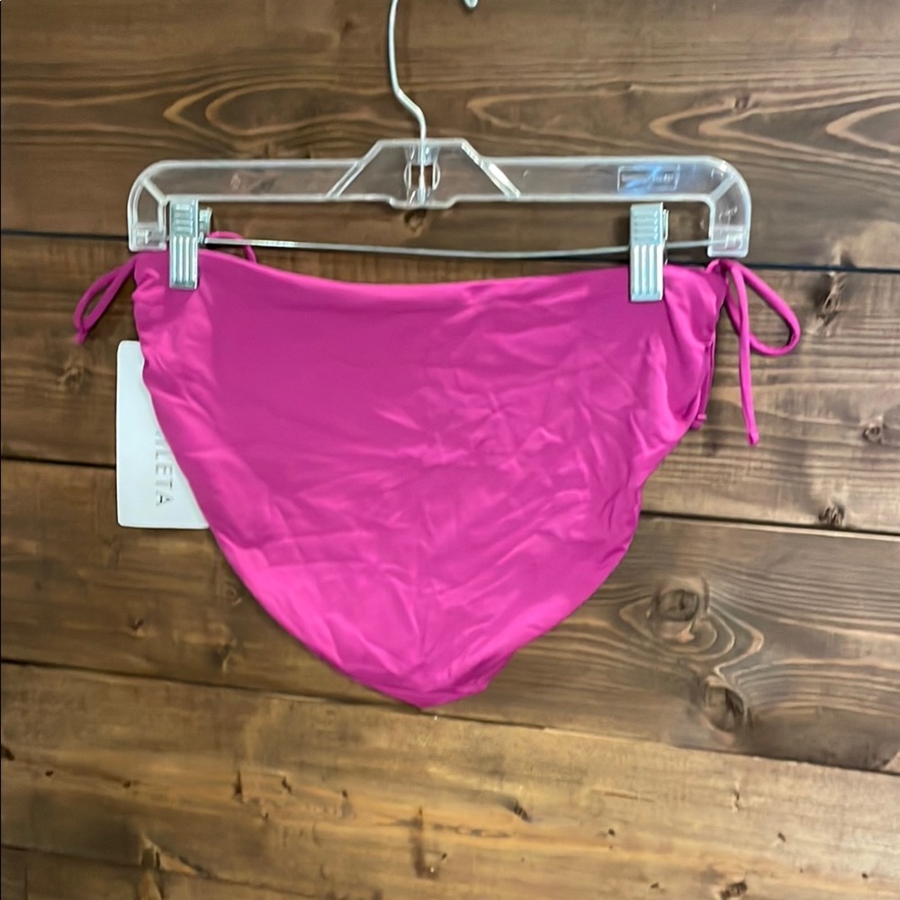 Athleta Pink Bikini Swim Bottoms Size S (#824) - Picture 7 of 8